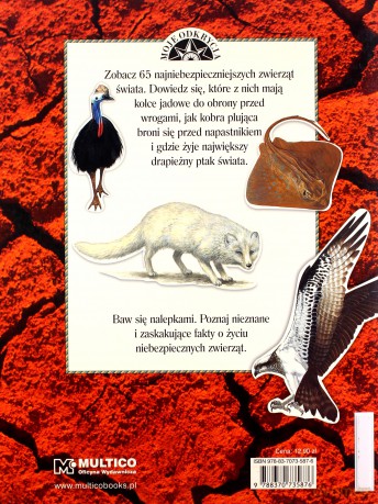 Moje Odkrycia Niebezpieczne Zwierzęta Nalepkowa Książeczka [KSIĄŻKA]