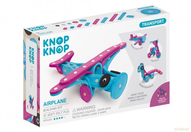 Zestaw klocków z filcu Airplane 31 klocków