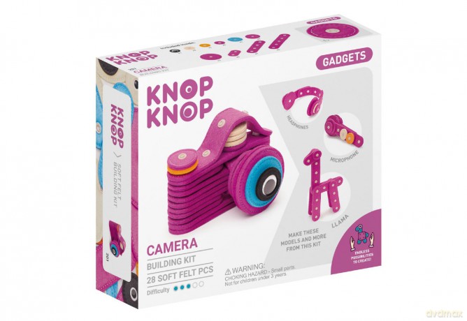 Zestaw klocków z filcu Camera 28 klocków