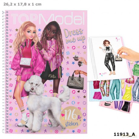 Zestaw z naklejkami Dress Me Up big Top Model Bling Bling 11913A