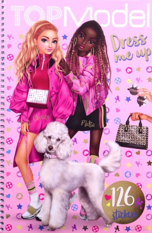 Zestaw z naklejkami Dress Me Up big Top Model Bling Bling 11913A