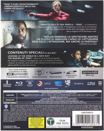 Tenet [Blu-Ray 4K]+[2xBlu-Ray]