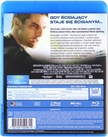 Raport mniejszości [Blu-Ray]