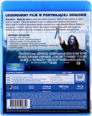 Braveheart - Waleczne serce [Blu-Ray]
