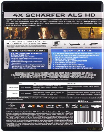 The Mummy (Mumia) [Blu-Ray 4K]+[Blu-Ray]