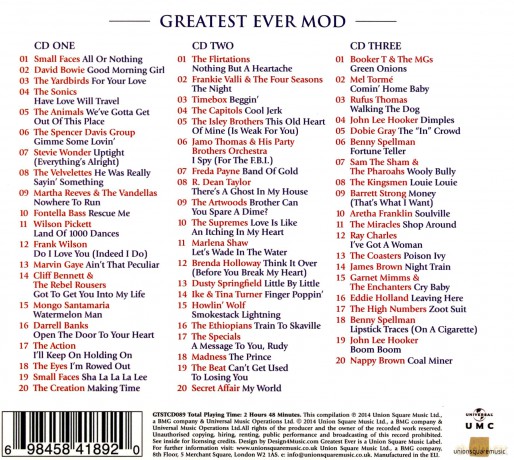 Greatest Ever! Mod [BOX] [3CD]