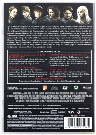 Gra o Tron Sezon 2 [5DVD]	