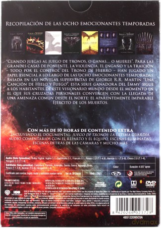 Gra o Tron Sezon 1-8 [BOX] [38DVD]