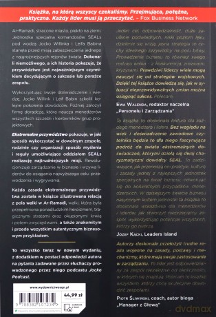 Ekstremalne przywództwo. Elitarne taktyki Navy SEALs w zarządzaniu. Wydanie 3 - Jocko Willink, Leif Babin [KSIĄŻKA]
