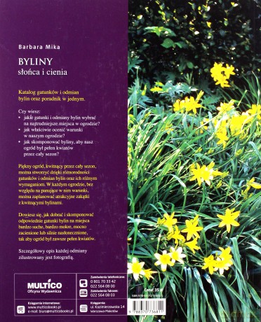 Byliny Słońca I Cienia Katalog Roślin I Poradnik - Barbara Mika [KSIĄŻKA]