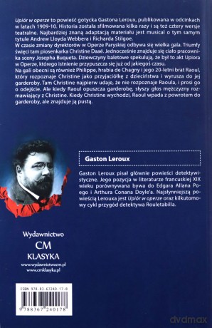 Klasyka Literatury Francuskiej. Upiór w operze - Gaston Leroux [KSIĄŻKA]