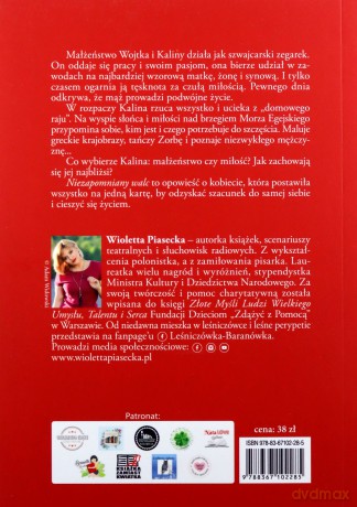 Niezapomniany walc - Wioletta Piasecka [KSIĄŻKA]
