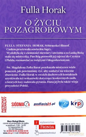 O życiu pozagrobowym. Spotkania z duszami... - Fulla Horak [KSIĄŻKA]