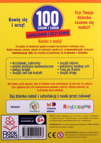 Ponad 100 zabaw i zadań. Labirynty i krzyżówki [KSIĄŻKA]