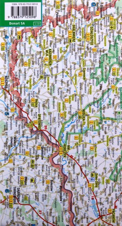 Świętokrzyskie-mapa turystyczna plastik