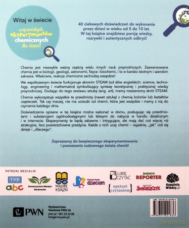 Wspaniałe eksperymenty dla dzieci. Chemia - Adrian Dingle [KSIĄŻKA]