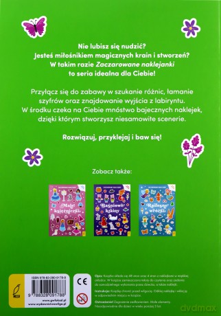 Zaczarowane naklejanki. Baśniowe krainy [KSIĄŻKA]
