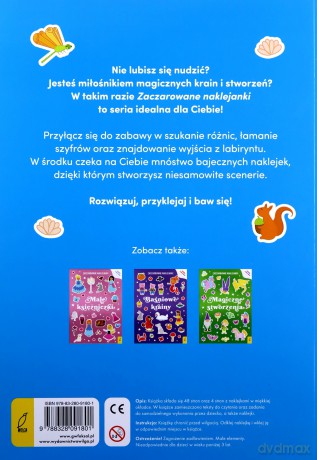 Zaczarowane naklejanki. Radosne wróżki [KSIĄŻKA]