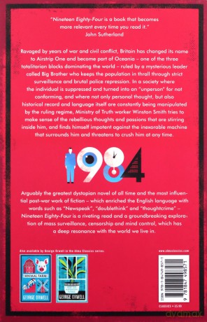 1984 Nineteen-Eighty Four (Alma Classics Evergreens) - George Orwell [KSIĄŻKA]