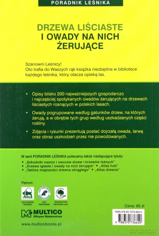 Drzewa Liściaste I Owady Na Nich Żerujące [KSIĄŻKA]