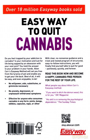 Allen Carr: The Easy Way to Quit Cannabis: Regain your drive, health and happiness (Allen Carr's Easyway, 32) - Allen Carr [KSIĄŻKA]