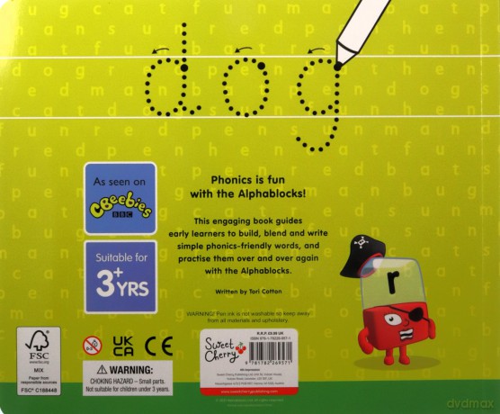 Alphablocks Words: A Wipe-Clean Book - Sweet Cherry Publishing [KSIĄŻKA]