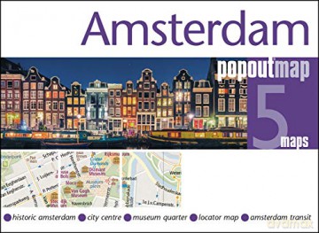 Amsterdam PopOut Map: Popout Double (PopOut Maps) - PopOut Maps [KSIĄŻKA]