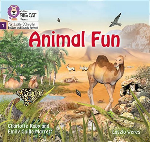 Animal Fun: Phase 1 (Big Cat Phonics for Little Wandle Letters and Sounds Revised) - Emily Guille-Marrett [KSIĄŻKA]
