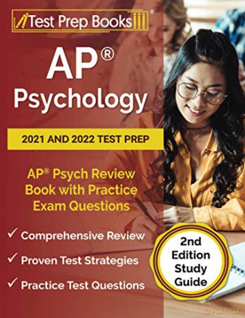 AP Psychology 2021 and 2022 Test Prep: AP Psych Review Book with Practice Exam Questions [2nd Edition Study Guide] - Joshua Rueda [KSIĄŻKA]
