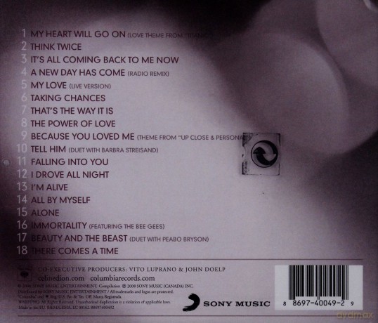 Celine Dion: My Love Essential Collection [CD]