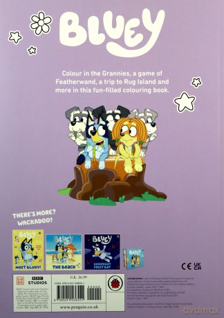 Bluey: Fun and Games Colouring Book: Official Colouring Book - Bluey [KSIĄŻKA]