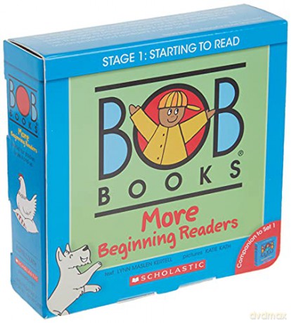 Bob Books - More Beginning Readers Box Set Phonics, Ages 4 and Up, Kindergarten (Stage 1: Starting to Read) - Lynn Maslen Kertell [KSIĄŻKA]