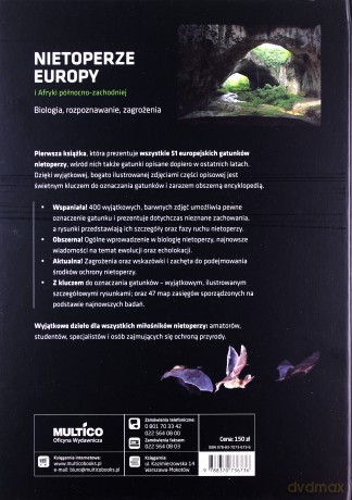 Nietoperze Europy I Afryki Północno - Zachodniej (twarda) - Christian Dietz, Otto Von Helversen, Dietmar Nill [KSIĄŻKA]