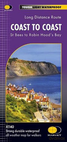 Coast to Coast (Trail Maps XT40) [KSIĄŻKA]