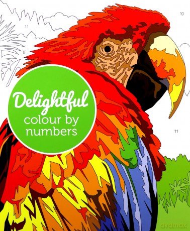 Delightful Colour by Numbers (Arcturus Colour by Numbers Collection, 19) - David Woodroffe [KSIĄŻKA]