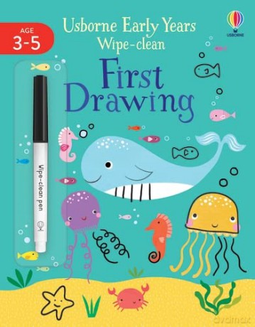 Early Years Wipe-Clean First Drawing (Usborne Early Years Wipe-clean, 20) - Jessica Greenwell [KSIĄŻKA]
