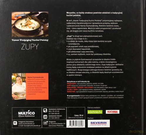 Zupy Klasyczne Przecierane Owocowe Na Zimno I Na Gorąco (twarda) - Hanna Szymanderska [KSIĄŻKA]