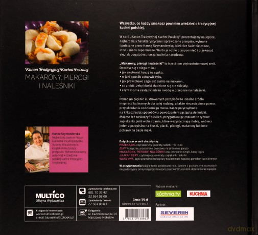 Makarony Pierogi I Naleśniki Oraz Inne Dania Z Mąki Kaszy I Ryżu (twarda) - Hanna Szymanderska [KSIĄŻKA]