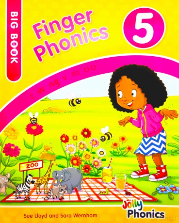 Finger Phonics Big Books 1-7: in Precursive Letters (British English edition) - Sue Lloyd [KSIĄŻKA]