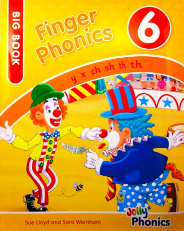 Finger Phonics Big Books 1-7: in Precursive Letters (British English edition) - Sue Lloyd [KSIĄŻKA]