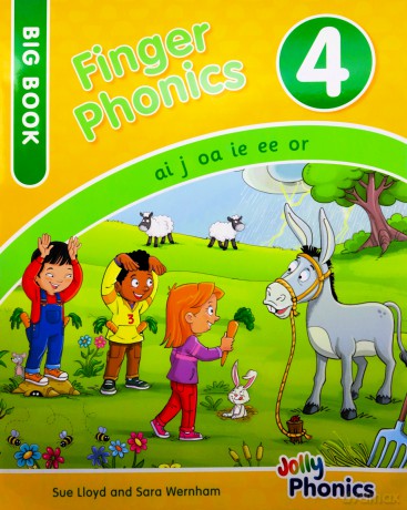 Finger Phonics Big Books 1-7: in Precursive Letters (British English edition) - Sue Lloyd [KSIĄŻKA]