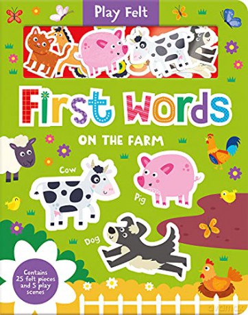 First Words On The Farm (Soft Felt Play Books) - Imagine That [KSIĄŻKA]