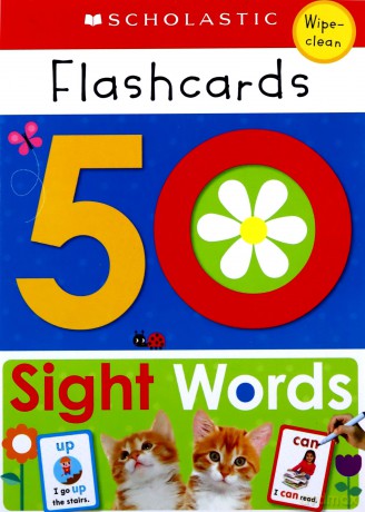 Flashcards - 50 Sight Words (Scholastic Early Learners) (Scholastic Early Learners (Cartwheel - US)) - Scholastic [KSIĄŻKA]