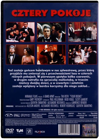 Cztery pokoje (Filmbox) [DVD]