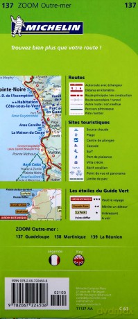 Guadeloupe - Zoom Map 137: Map: 2 (Michelin Zoom Maps, 137) - Michelin [KSIĄŻKA]
