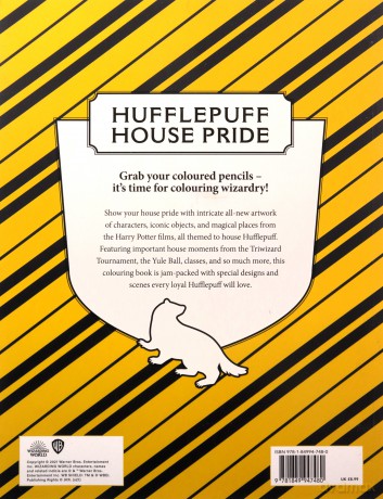 Harry Potter: Hufflepuff House Pride: The Official Colouring Book [KSIĄŻKA]