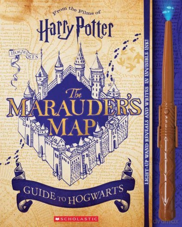 Harry Potter: The Marauder's Map Guide to Hogwarts (book and wand set) - Jenna Ballard [KSIĄŻKA]