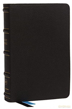 KJV, Compact Bible, Maclaren Series, Genuine Leather, Black, Comfort Print: Holy Bible, King James Version - Bibles - Thomas Nelson [KSIĄŻKA]
