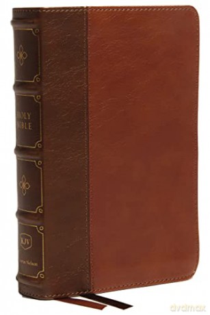 KJV, Compact Bible, Maclaren Series, Leathersoft, Brown, Comfort Print: Holy Bible, King James Version - Bibles - Thomas Nelson [KSIĄŻKA]