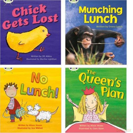 Learn to Read at Home with Phonics Bug: Pack 4 (Pack of 4 reading books with 3 fiction and 1 non-fiction) - Jill Atkins [KSIĄŻKA]